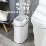 Motion Sensor Trash Bin; Rectangular