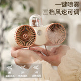 Misting Fan ,Two Units, Cute Pattern