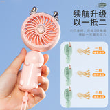 Mini Handheld Foldable fan , Cute Cat Shape